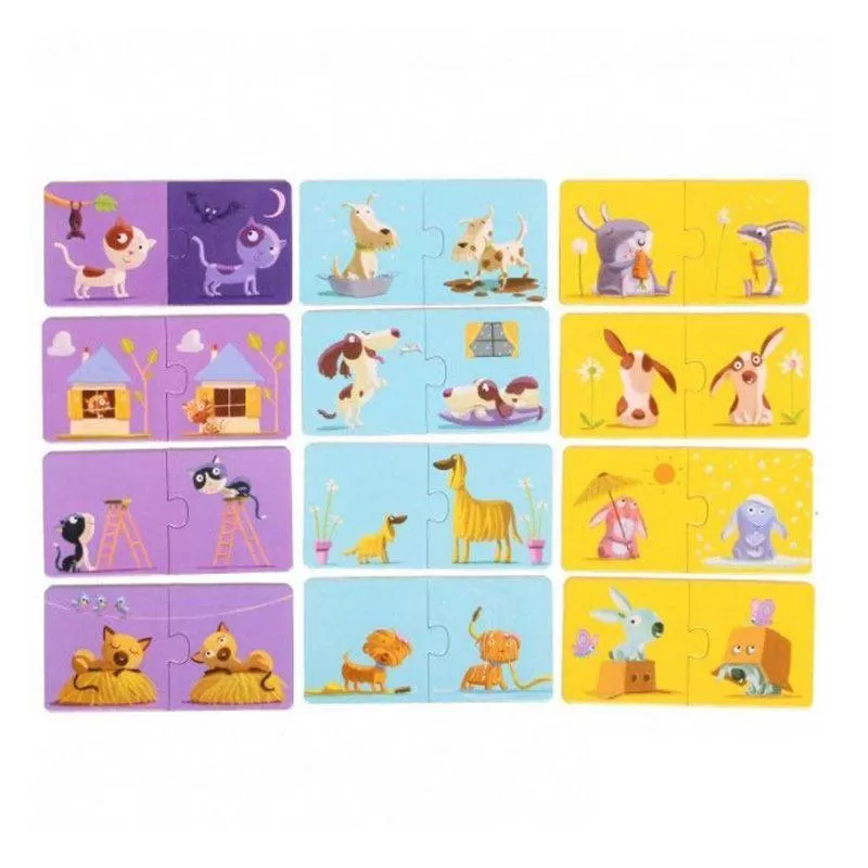 DJECO - PUZZLE - Duo - Contraires (24 pcs) – Image 2