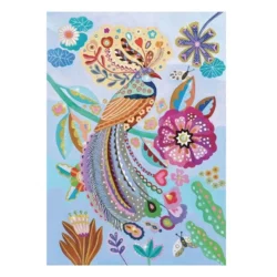 DJECO – PUZZLES – WIZZY PUZZLES – L’oiseau étincelant – 50 pcs
