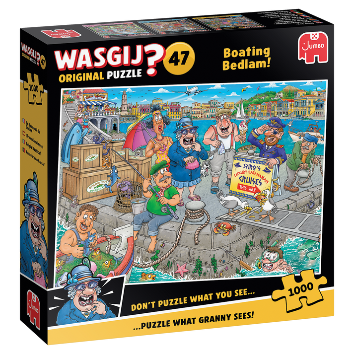Puzzle - 1000 pcs - Wasgij Original 47 - Le Radeau À La Dérive