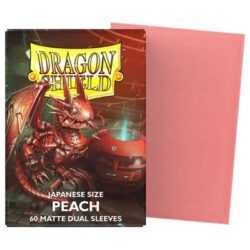 Protège Cartes Dragon Shield : DUAL MATTE – JAP x60 (Peach)