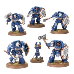 W40K – Space Marines – Escouade d&rsquo;Assaut Terminator / Terminator Assault Squad [48-34]