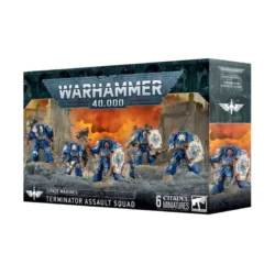 W40K – Space Marines – Escouade d&rsquo;Assaut Terminator / Terminator Assault Squad [48-34]