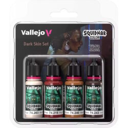Vallejo – Squidmar Color Set – (4) – Dark Skin set [74305]
