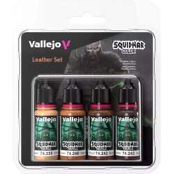 Vallejo – Squidmar Color Set – (4) – Leather set [74309]