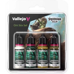 Vallejo – Squidmar Color Set – (4) – Ork Skin set [74307]