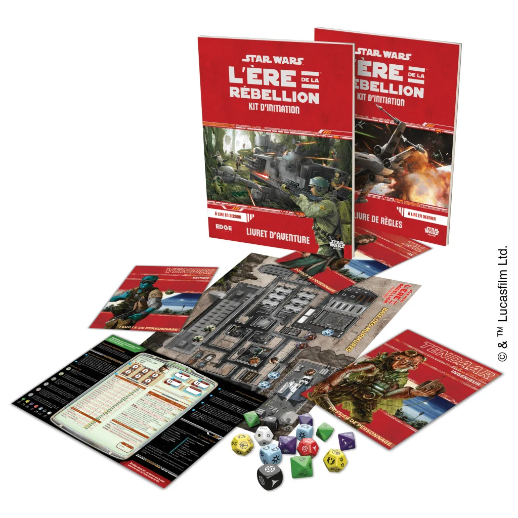 Star Wars : L'Ere de la Rébellion Kit d'Initiation (Age of Rebellion Beginner Game) (FR) – Image 2