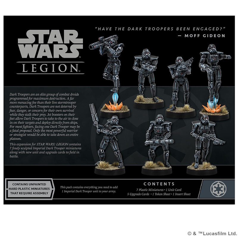 SWL Star Wars Legion - Galactic Empire - Dark Troopers – Image 2