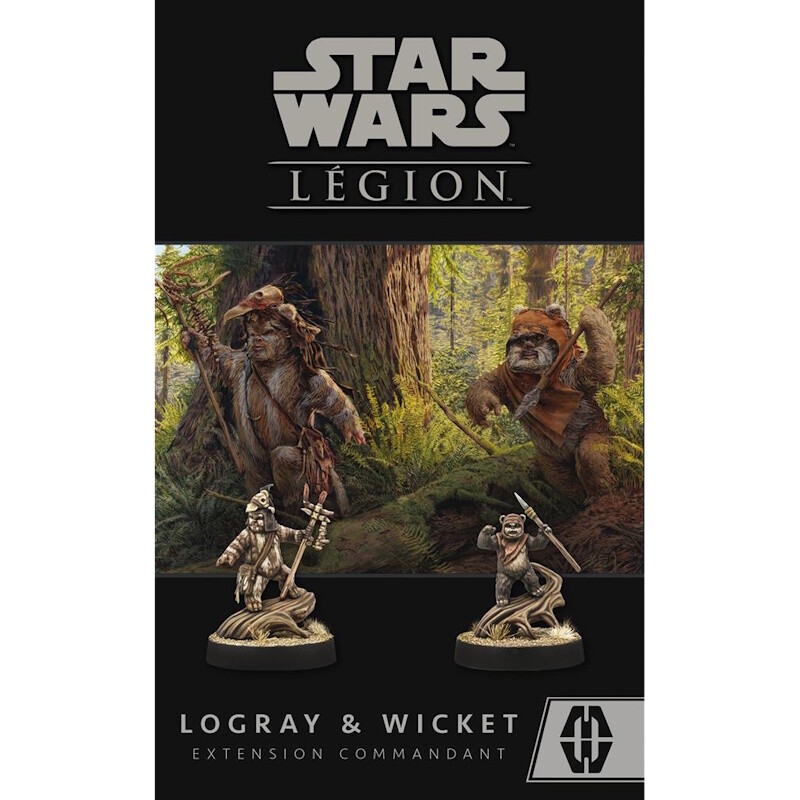 SWL Star Wars Legion - Rebel Alliance - Logray & Wicket (Commander)