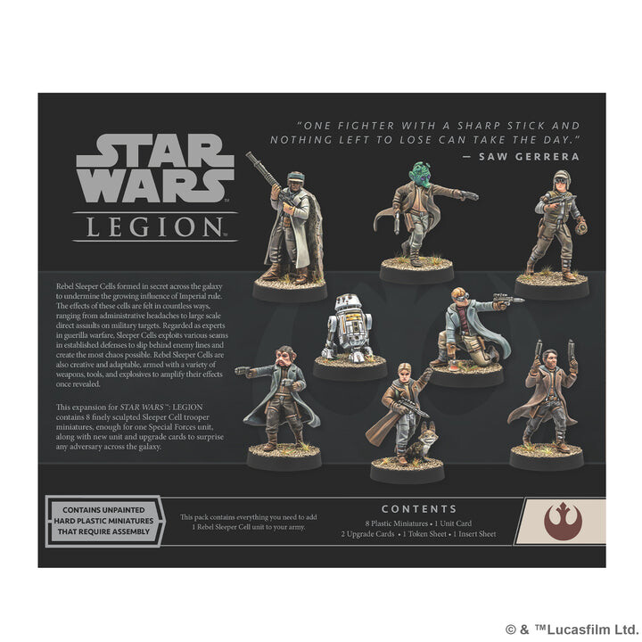SWL Star Wars Legion - Rebel Alliance - Rebel Sleeper Cell – Image 2