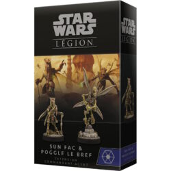 SWL Star Wars Legion – Separatist Alliance – Sun Fac & Poggle (Commander/ Agent)