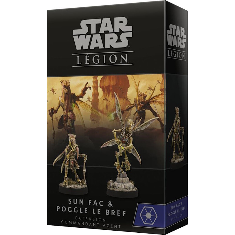 SWL Star Wars Legion - Separatist Alliance - Sun Fac & Poggle (Commander/ Agent)