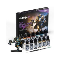 Vallejo True Metallic Metal – Set TMM (12x18ml) – Starter Set (77272)