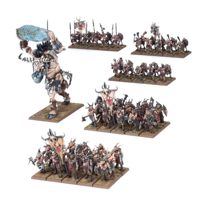 THE OLD WORLD - Bataillon des Hommes Betes (Beastmans Brayherds Battalion) - Set d'Armée (Army Set) (08-110) – Image 2