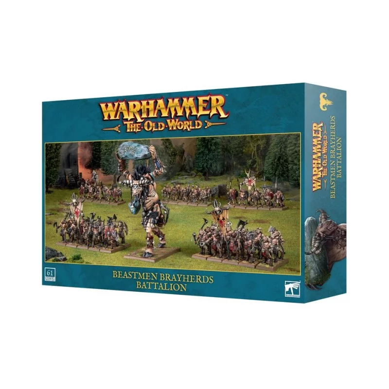 THE OLD WORLD - Bataillon des Hommes Betes (Beastmans Brayherds Battalion) - Set d'Armée (Army Set) (08-110)