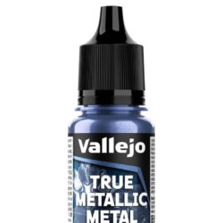 Vallejo True Metallic – 18ML – TMM : Bleu Outremer – Ultramarine Blue – BASE 130 [77130]