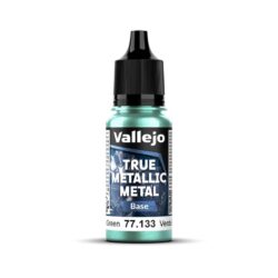 Vallejo True Metallic – 18ML – TMM : Vert Scarabée – Beetle Green – BASE 133 [77133]