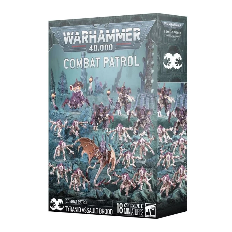 W40K - TYRANIDS - Combat Patrol V10 - Tyranid Assault Brood - Couvain d'assaut (73-511)