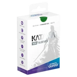 Ultimate Guard – 100 pochettes Katana Sleeves (format Standard) – Vert