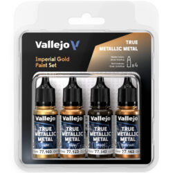 Vallejo True Metallic – Set (4x17ml) – Or Impérial (77252)