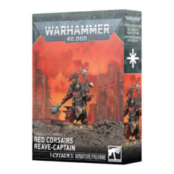 W40K – CHAOS SPACE MARINES : Capitaine-Ecumeur Red Corsair – Reave Captain [43-111]