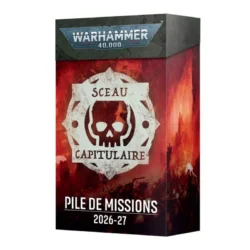 W40K – Warhammer 40k : Sceau capitulaire : Pile de Missions 2026 (FR)