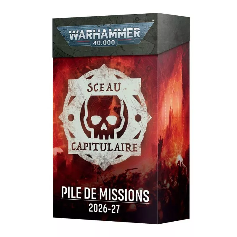 W40K - Warhammer 40k : Sceau capitulaire : Pile de Missions 2026 (FR)