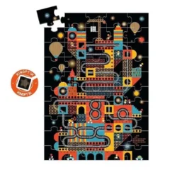DJECO – PUZZLES – WIZZY PUZZLES – La ville animée – 100 pcs