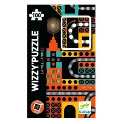 DJECO – PUZZLES – WIZZY PUZZLES – La ville animée – 100 pcs
