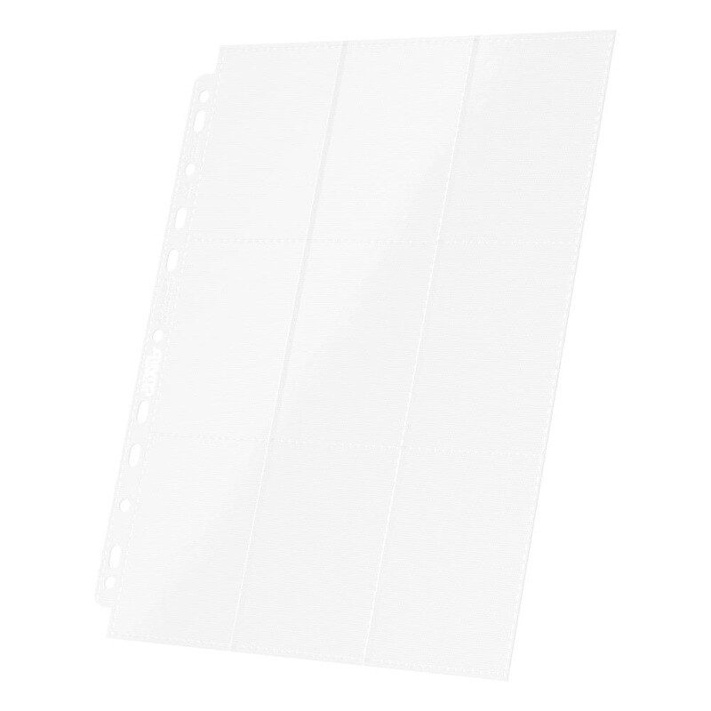 Ultimate Guard 18-Pocket Pages Side-Loading (10) - White / Blanc